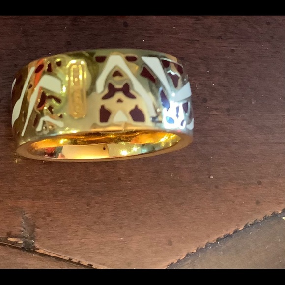 Vintage Coach bangle and ring set - Picture 2 of 6